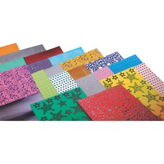 Card Textured Metallic Asst Pk30