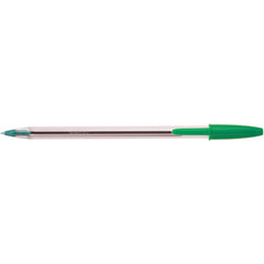 Pen Bic Cristal Medium Green Pk50