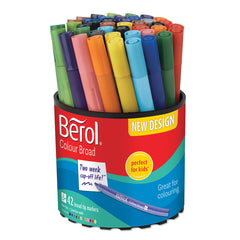 Berol Colourbroad Asst.Colours Pk 42