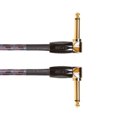Boss BIC-1AA mono angled large jack instrument patch cable - 0.3m