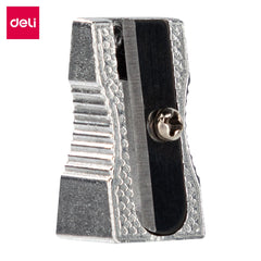 E39761 Deli Sin/Hole Aluminum PencilSharpener(1x24)