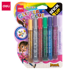 Deli EA71101 Glitter Glue 12ml(1x6)(Classic)