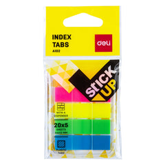 Deli EA10202,Index Tab 45x12mm(ASST)(1X24)