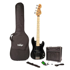 Vintage V30 Coaster series 7/8 bass guitar pack