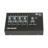 QTX LM41 4 channel mini line mixer