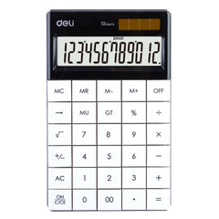 DELI E1589 Calculator 12 Digits-White