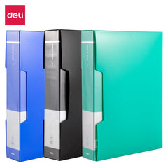E5006 A4 Deli Economical Dis/Book 80Pockets W/Case
