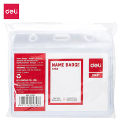 E5758 Deli Waterproof ID Holder (Across)(1x100)