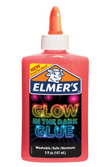 GLUE ELMERS GLOW IN THE DARK PINK 5 OZ