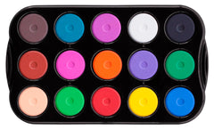 PAINT TEMPERA CAKES RICHESON MINI ASST COLORS TRAY SET OF 15