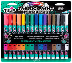 MARKERS FABRIC TULIP ASST OPAQUE SET OF 15