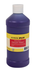 PAINT FINGER WASHABLE PURPLE PINT - SCHOOL SMART