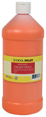 PAINT FINGER WASHABLE ORANGE QUART - SCHOOL SMART