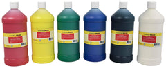PAINT FINGER WASHABLE ASST COLORS QUART SCHOOL SMART SET OF 6