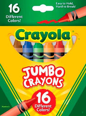 CRAYONS CRAYOLA JUMBO ASST COLORS SET OF 16