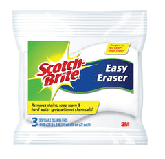 ERASING PAD - SCOTCH-BRITE EASY - 4.4 IN X 2.6 IN X 0.9 IN - PACK OF 24