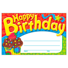 RECOGNITION AWARDS - BAKE SHOP HAPPY BIRTHDAY - PACK OF 30