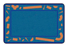 CHILDCRAFT - CARPETS - BUILDING BLOCKS - RECTANGLE - 4 FT X 6 FT - SPECIFY CARPET COLOR