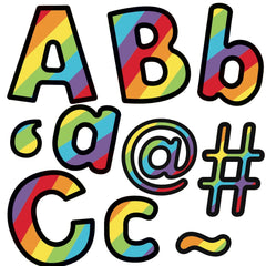 LETTERS EZ CARSON DELLOSA RAINBOW STRIPE SET OF 219