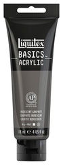 PAINT ACRYLIC LIQUITEX BASICS IRIDESCENT GRAPHITE 4 OZ