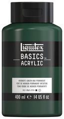 PAINT ACRYLIC LIQUITEX BASICS HOOKERS GREEN HUE PERMANENT 14 OZ
