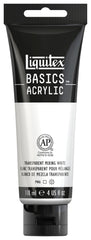 PAINT ACRYLIC LIQUITEX BASICS TRANSPARENT MIXING WHITE 4 OZ