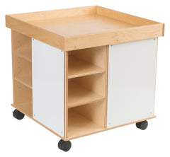 TABLE COLLABORATION MOBILE WITH STANDARD BUILDING TOP