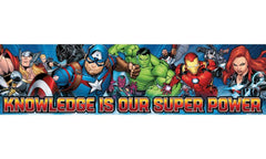 BANNER HORIZONTAL MARVEL SUPER HERO 45X12 IN
