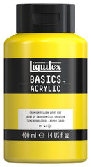 PAINT ACRYLIC LIQUITEX BASICS CADMIUM YELLOW LIGHT HUE 14 OZ