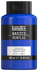PAINT ACRYLIC LIQUITEX BASICS COBALT BLUE HUE 14 OZ