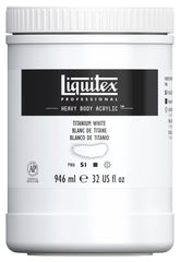 PAINT ACRYLIC HB LIQUITEX TITANIUM WHITE QUART