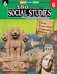 WORKBOOK 180 DAYS OF SOCIAL STUDIES GR 6