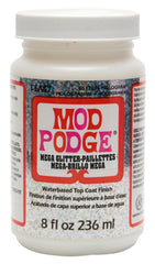 MOD PODGE MEGA GLITTER HOLOGRAM 8 OZ