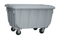 STORAGE BIN W/LID AND WHEELS SHIRLEY KS 30-7/8 X 21-5/8 X 16-3/4 GRAY EACH