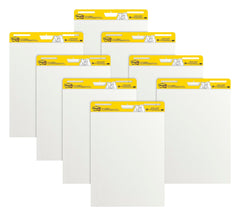PAPER EASEL POST IT 25X30 UNRULED WHITE PK OF 8