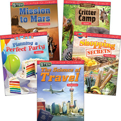 BOOKS MULTIPLICATION + DIVISION GR 3-5 - SET OF 5