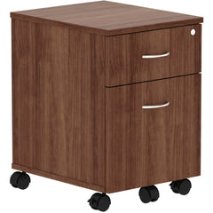 PEDESTAL - MOBILE - B/F - WALNUT - LLR16230
