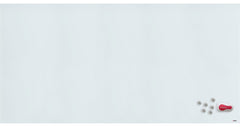 BOARD - GLASS - MAGNETIC - 8X4 - WHITE - LLR55661