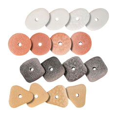 THREADING PEBBLES - 18 PIECES