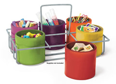 CADDY SENSATIONAL CLASSROOM W/RACK SET OF 6 PLASTIC CUPS