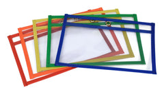 DRY ERASE POCKET SCHOOL SMART REUSABLE 6 X 9 SET/10