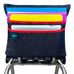 CHAIR POCKET ORIGINAL 13 IN RED TRIM