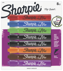 SANFORD SHARPIE FLIPCHART MARKER KIT - 8 PACKS OF 8CT
