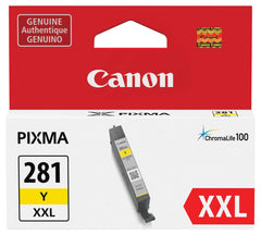 CARTRIDGE INK TONER CANON PIXMA CNMCLI281XXLYW YELLOW