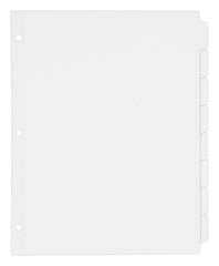 DIVIDER WRITE/ERASE 8 TAB WHITE 24 SETS AVE11507