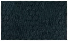 FLOOR MAT - M AND A MATTING SUPERSCRAPE PLUS WITHOUT HOLES - 2-1/2X3 FT - BLACK