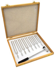 FORKS TUNING STEEL SET OF 8 WITH MALLET
