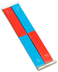MAGNET RED AND BLUE BAR CHROME STEEL