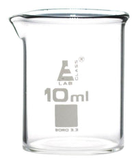 BEAKER GLASS LOW FORM 10ML