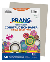 CONST PPR 9X12 GRAY PRANG PACK OF 50